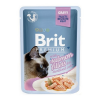 Brit Premium Cat Fillets Sterilised Łosoś w sosie saszetka 85g mokra karma dla kota